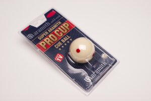 Super Aramith Pro Cup, dotted white, 57.2 mm