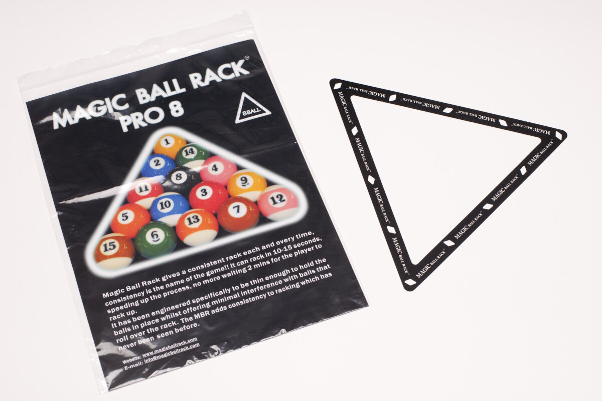 Magic Ball Rack Pro black Set of 3 for 8-Ball, 9-Ball and 10-Ball