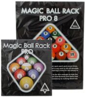 Magic Ball Rack Pro black Set of 3 for 8-Ball, 9-Ball and 10-Ball
