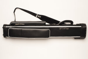 QK-S Billard-Köcher Ranger 3/5 für Pool-Billard-Queues, aus Vinyl und Nylon, mit Schultergurt, Tragegriff und Seitentaschen für Billardzubehör