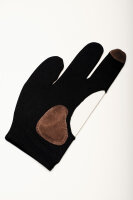 Billiard Glove Laperti, black with leather reinforcement, different sizes