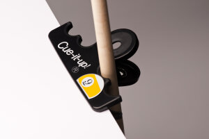 Cue-it-up-Queuehalter zum Festklemmen am Tisch, schwarz