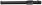 Cue case Single 1/1 black, round, for pool cues