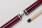 BBJ-002 Break & Jump cue for pool billiards, wine-red, with wrapless handle, synthetic tip and 5/16x14 joints