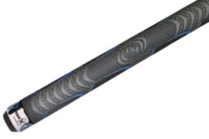 Players Pure-X HXT-P4 Break Jump Cue in Blue with Multizone Sport Grip, XLG Tip and Carbon Fiber Impact System