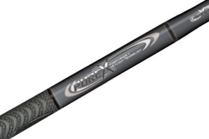 Players Pure-X HXT-P5 Break Jump Cue in anthracite with Multizone Sport Grip, XLG Tip and Carbon Fiber Impact System
