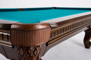 Pool Billiard Table Charles, 8 feet, brown