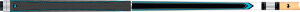 Buffalo Dominator S2 no. 3 billiard cues for pool billiards, 2-part, with solid wood top, sport grip and quick release joint