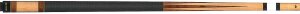 Buffalo Premium II No. 1 billiard cue for pool, 2-piece, with solid wood shaft, sport grip strap,Uni-loc joint