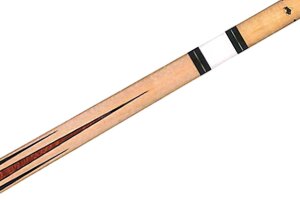 Buffalo Premium II no. 3 billiard cue for pool billiard, 2-part, with solid wood top, sports grip, Uni-Loc joint