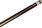 Buffalo Tech No. 1 billiard cue for pool billiard, 2-part, with solid wood top, sports grip, Uni-Loc joint