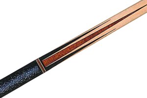 Buffalo Tech No. 3 billiard cue for pool billiard, 2-part, with solid wood top, sports grip, Uni-Loc joint