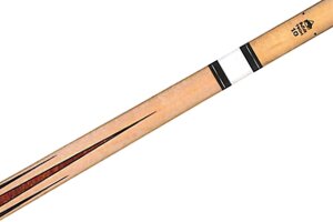 Buffalo Tech No. 3 billiard cue for pool billiard, 2-part, with solid wood top, sports grip, Uni-Loc joint