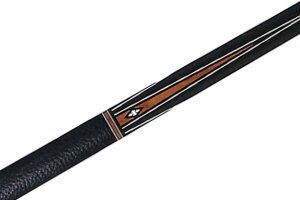 Buffalo Tech No. 6 billiard cue for pool billiard, 2-part, with solid wood top, sports grip, Uni-Loc joint