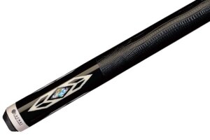 Lucasi Custom LZC24 pool cue with Zero Flexpoint Solid Core Low Deflection top and Uni-Loc joint