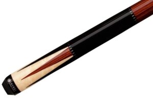 Lucasi Custom LZC41 pool billiard cue with Zero Flexpoint Solid Core Low Deflection top and Uni-Loc joint